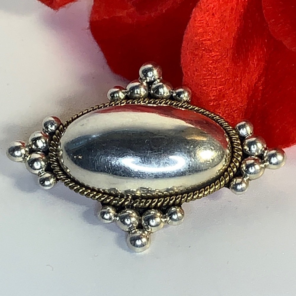 Vintage 925 Silver Mexican Brooch & Pendant